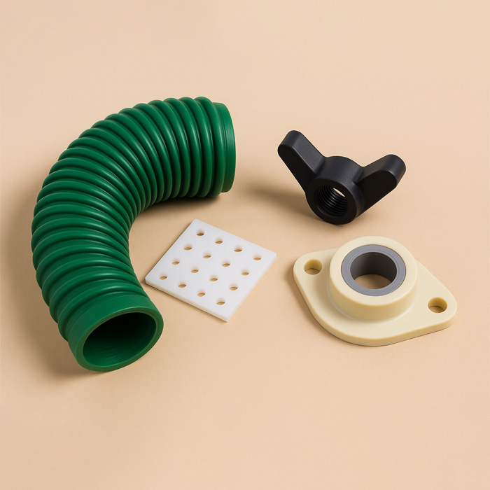 Corrosion resistant plastic materials